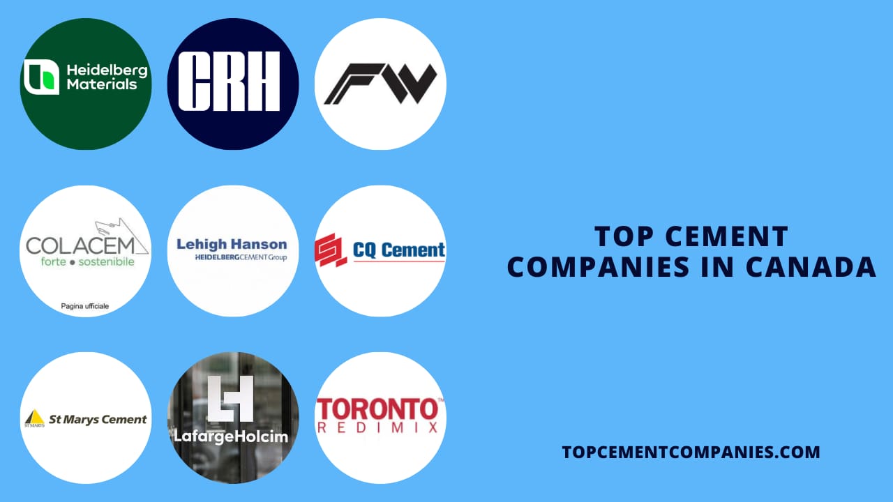 Top Cement Companies in Canada